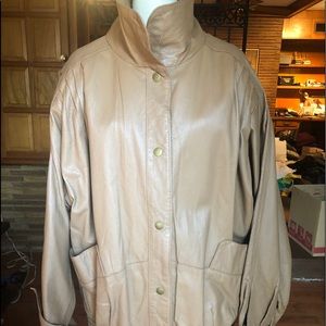 Vintage 80’s Leather bomberJacket | size M